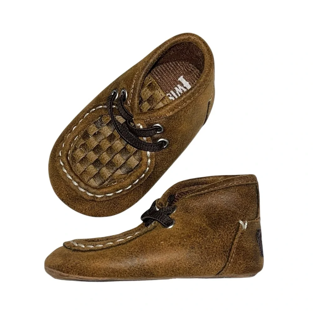 Twister‎ Baby Buckers Carson Brown Chukka Shoes - Infant Size 3